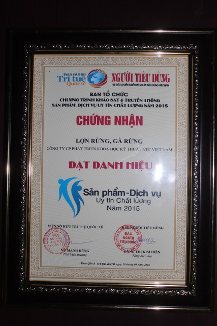 kỷ niệm chương trang trại lợn rừng ntc