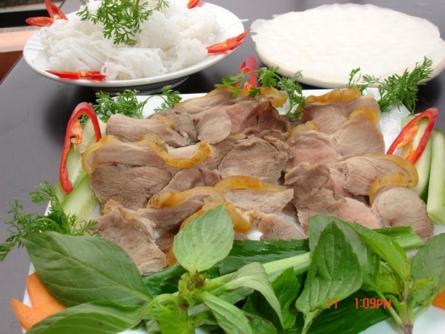 lợn rừng hấp